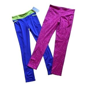 NWT-BACK TO SCHOOL-GIRLS 10/12-ATHLETIC LEGGINGS BUNDLE